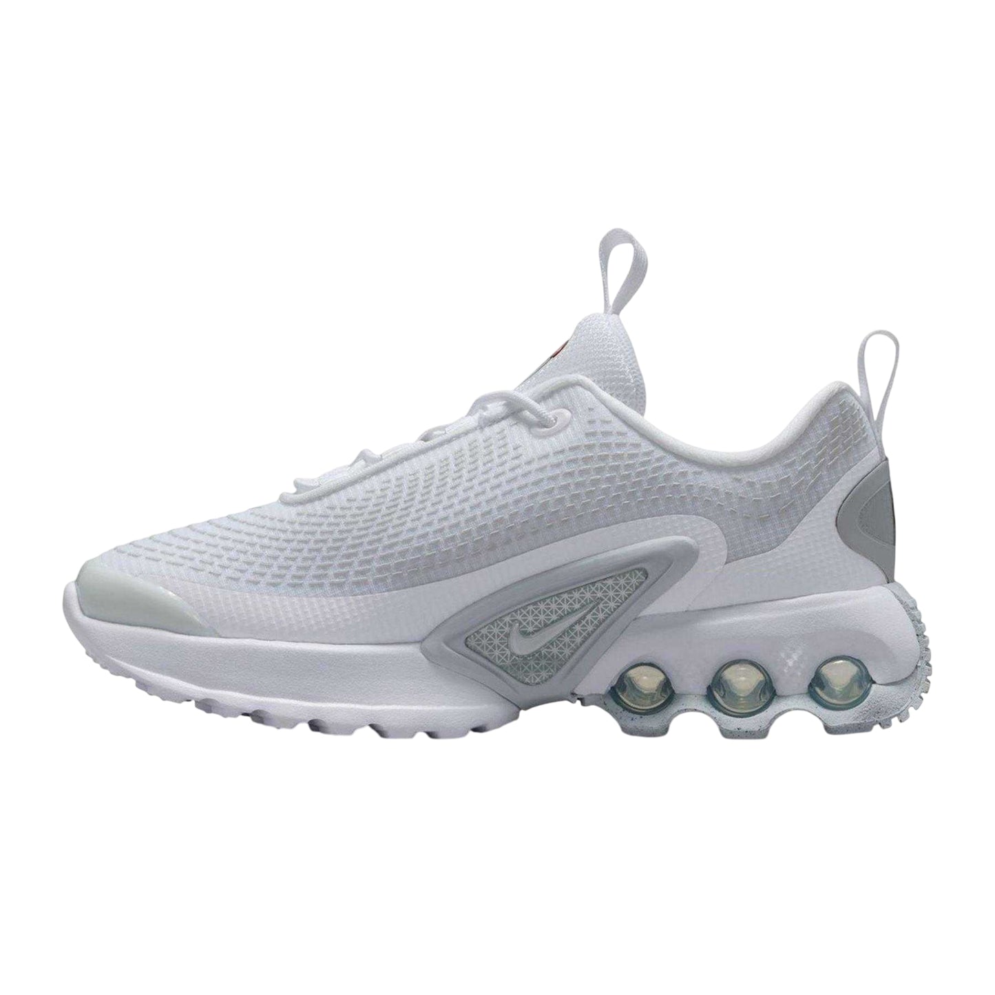 White - Side - Nike Childrens-Kids Air Max Mesh Trainers