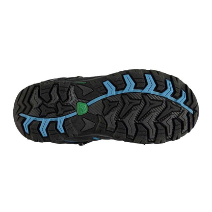 Black-Blue - Side - Karrimor Childrens-Kids Mount Waterproof Walking Boots