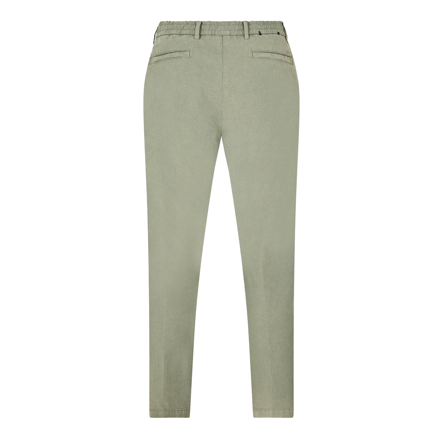 Green - Back - Boss Mens Kane Drawstring Waist Chinos