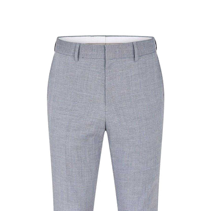 Light Blue Heather - Side - Boss Mens Genius Heathered Chinos