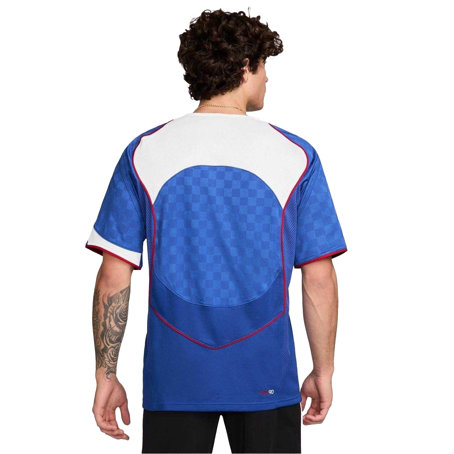 Blue-White - Back - Nike Unisex Adult Total 90 Energy Football Jersey
