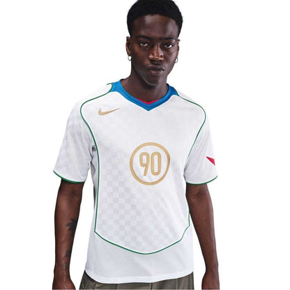 White-Blue - Front - Nike Unisex Adult Total 90 Energy Football Jersey