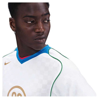 White-Blue - Side - Nike Unisex Adult Total 90 Energy Football Jersey