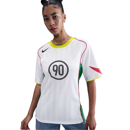 White-Yellow - Front - Nike Unisex Adult Total 90 Energy Football Jersey
