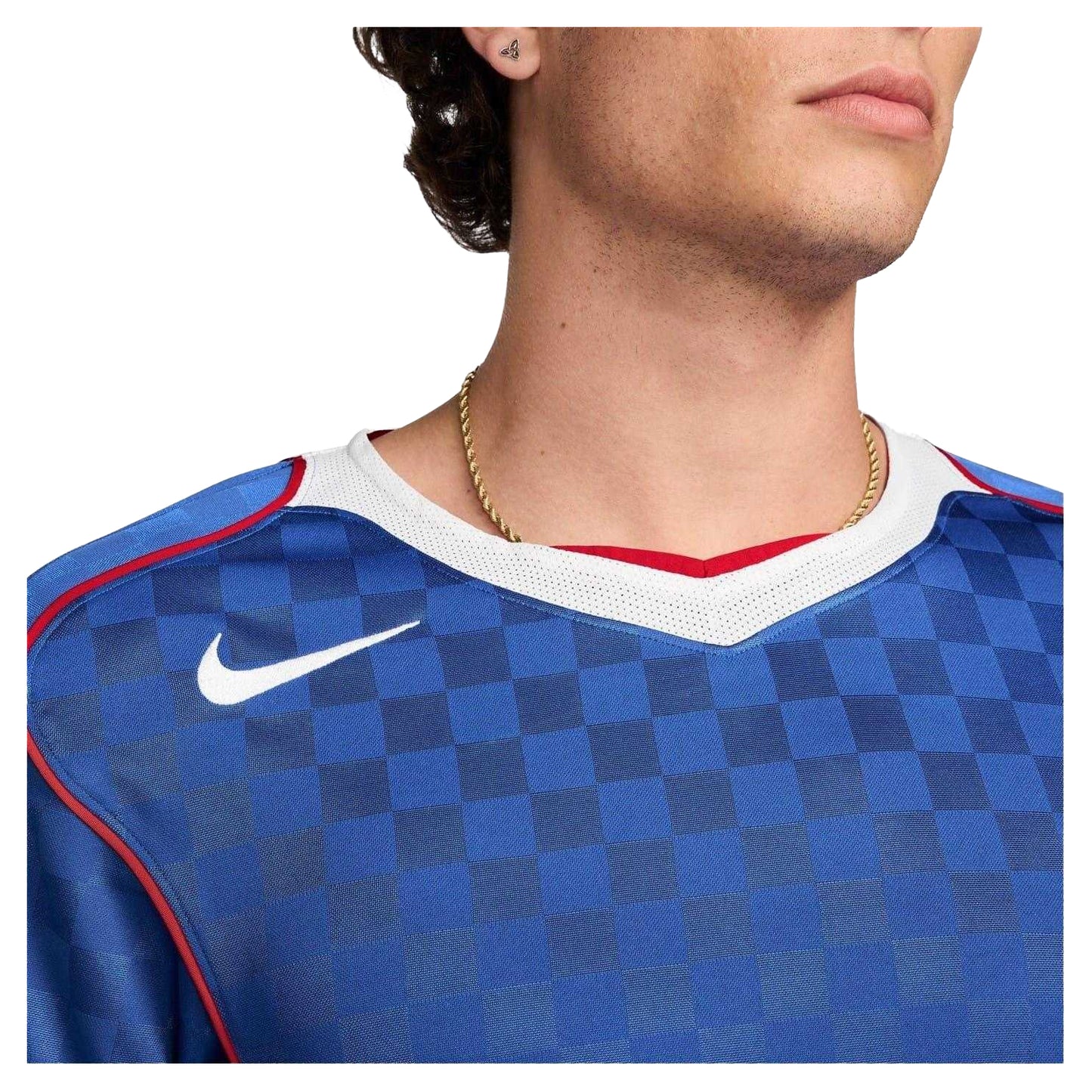 Blue-White - Side - Nike Unisex Adult Total 90 Energy Football Jersey