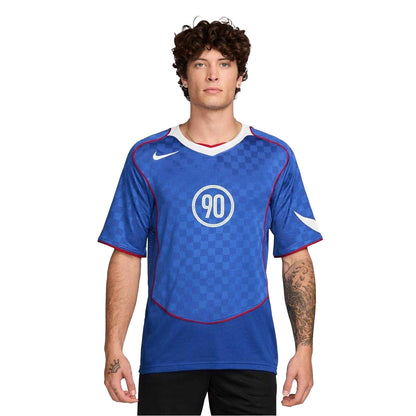 Blue-White - Front - Nike Unisex Adult Total 90 Energy Football Jersey