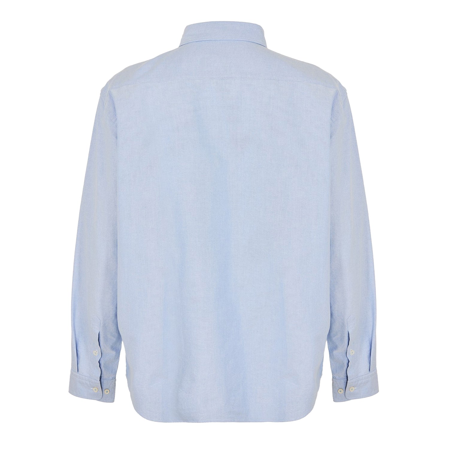 Light Blue - Back - Boss Mens Plain Long-Sleeved Shirt