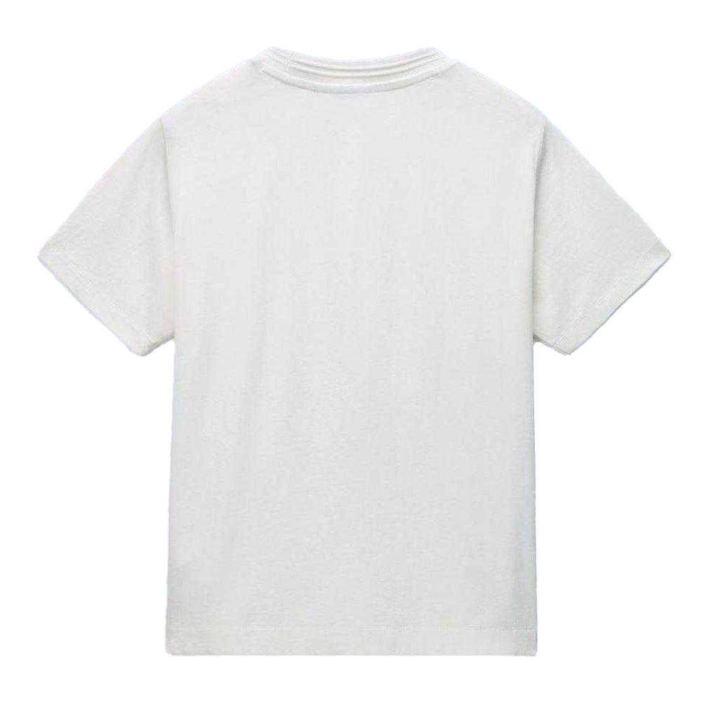 White - Back - Napapijri Womens-Ladies Clarao Regular T-Shirt