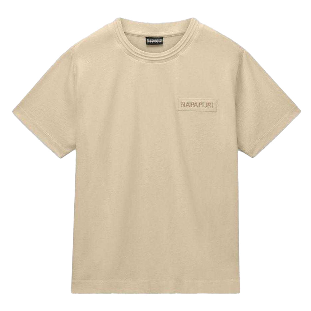 Desert - Front - Napapijri Womens-Ladies Clarao Regular T-Shirt