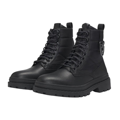 Black - Side - Boss Mens Nebular Halb Ltnyhw Leather Hiking Boots