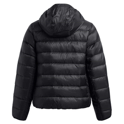 Black - Back - Under Armour Womens-Ladies Legend Hooded Jacket