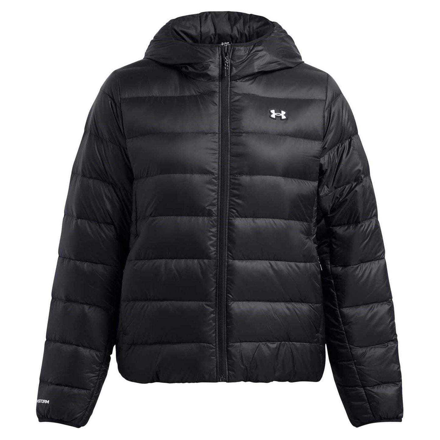 Black - Front - Under Armour Womens-Ladies Legend Hooded Jacket