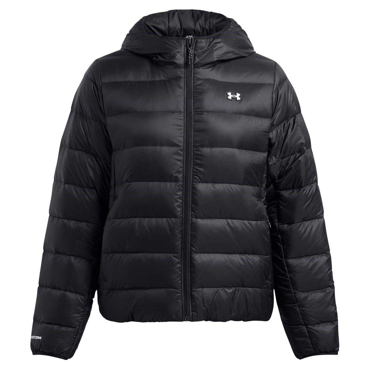 Black - Front - Under Armour Womens-Ladies Legend Hooded Jacket