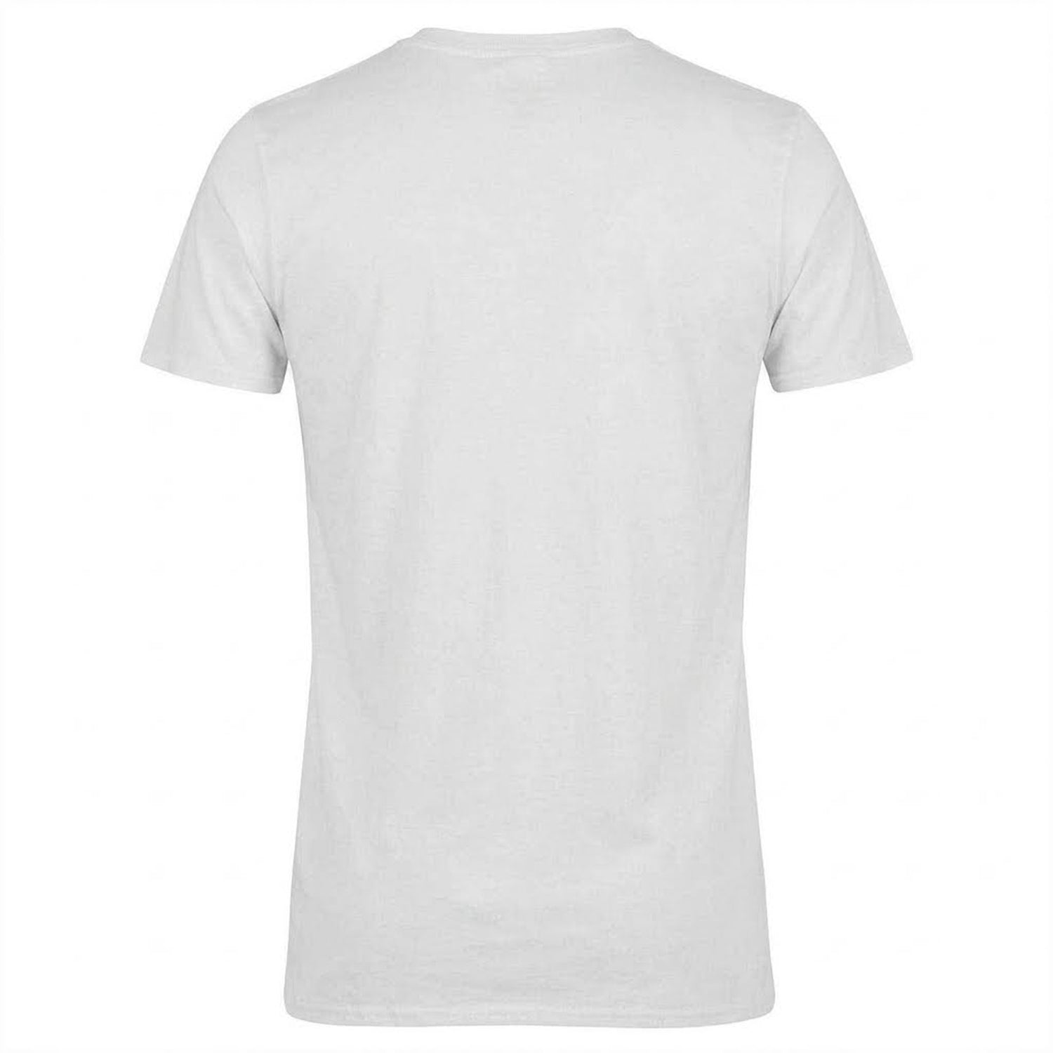 White - Back - AWD Mens Penalty Taker Printed Football T-Shirt