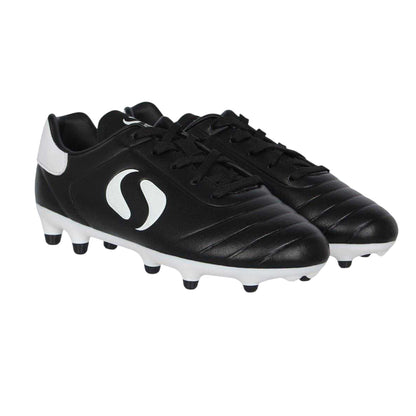 Black-White - Pack Shot - Sondico Mens Strike Firm Ground Football Boots