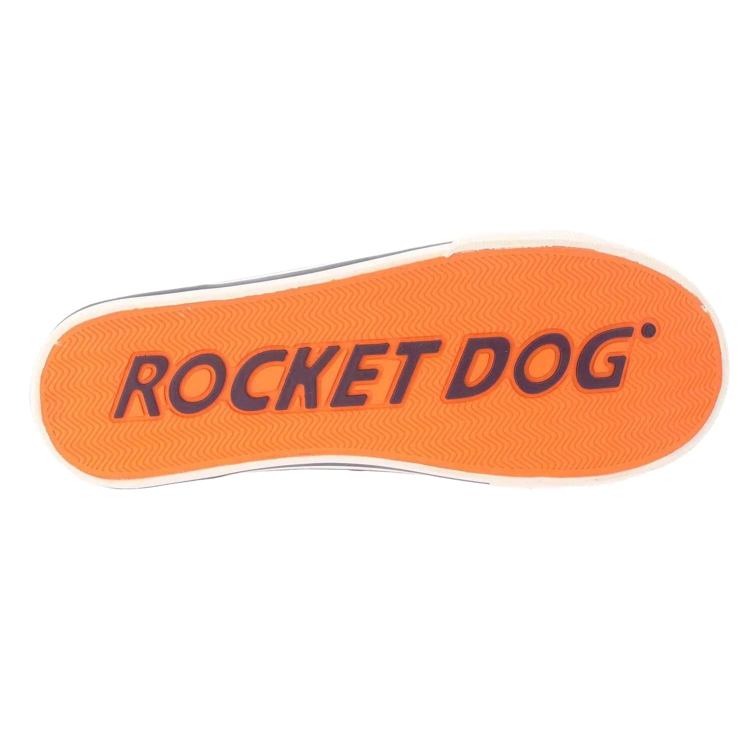 Red-Navy - Lifestyle - Rocket Dog Womens-Ladies Jazzin Spangle Banner Trainers