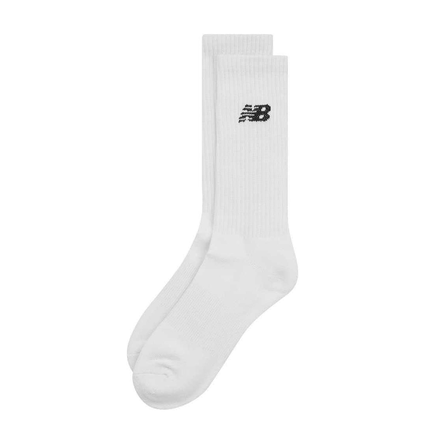 White - Back - New Balance Unisex Adult Crew Socks (Pack of 3)
