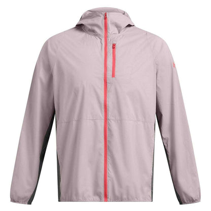 Grey - Front - Under Armour Mens Launch Performance Lightweight Jacket