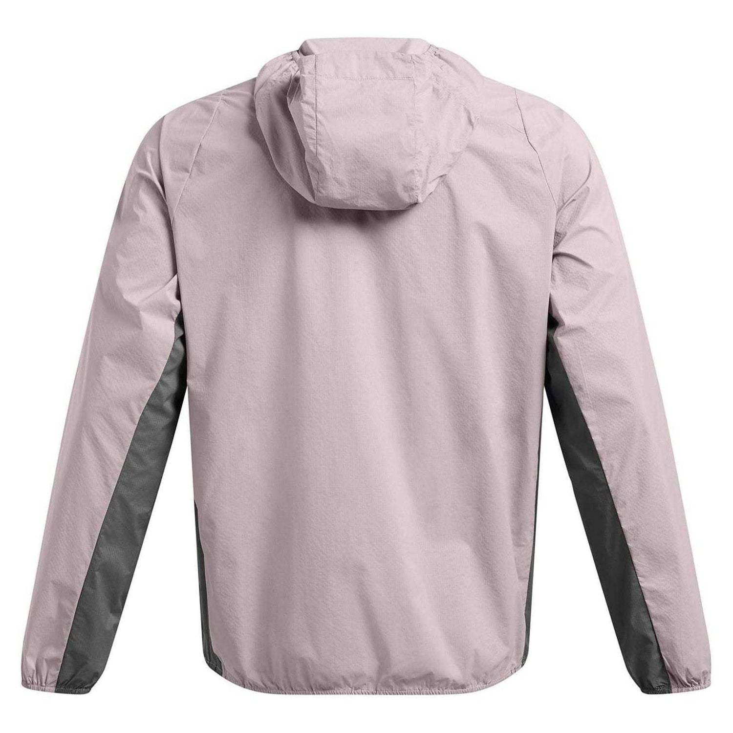 Grey - Back - Under Armour Mens Launch Performance Lightweight Jacket