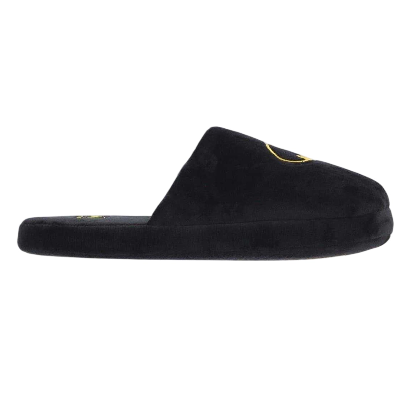Black-Yellow - Front - Superman Childrens-Kids Superman Mules