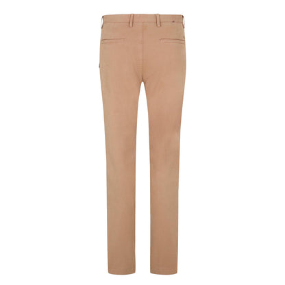 Light Beige - Back - Boss Mens Rice Straight Chinos
