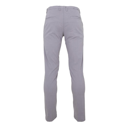 Dark Grey - Back - Boss Mens Rice Straight Chinos