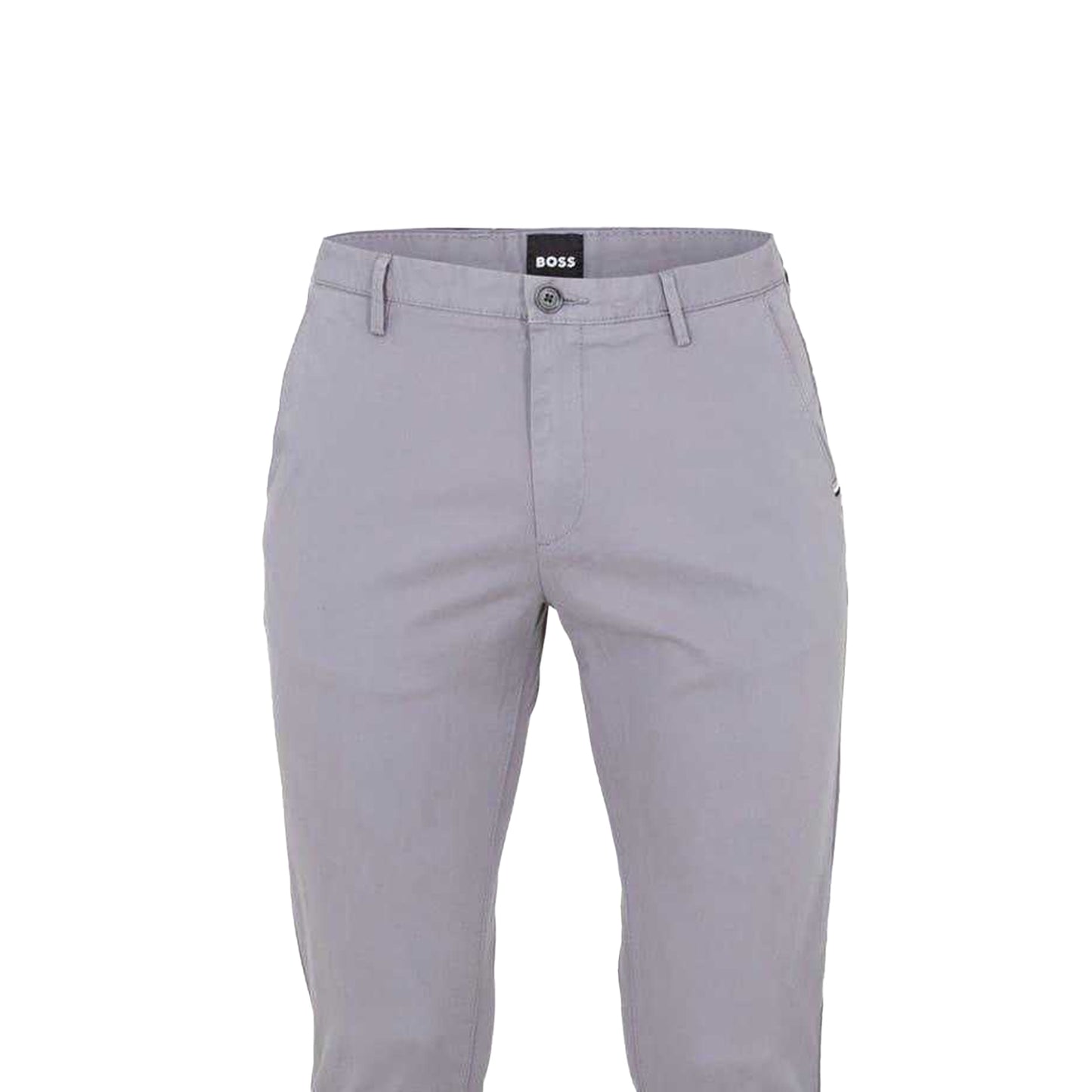 Dark Grey - Side - Boss Mens Rice Straight Chinos