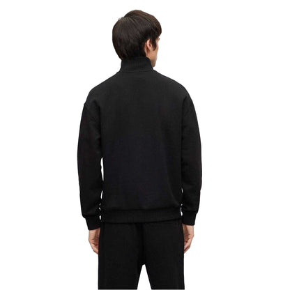 Black - Back - Hugo Boss Mens Dangula Logo Quarter Zip Sweatshirt
