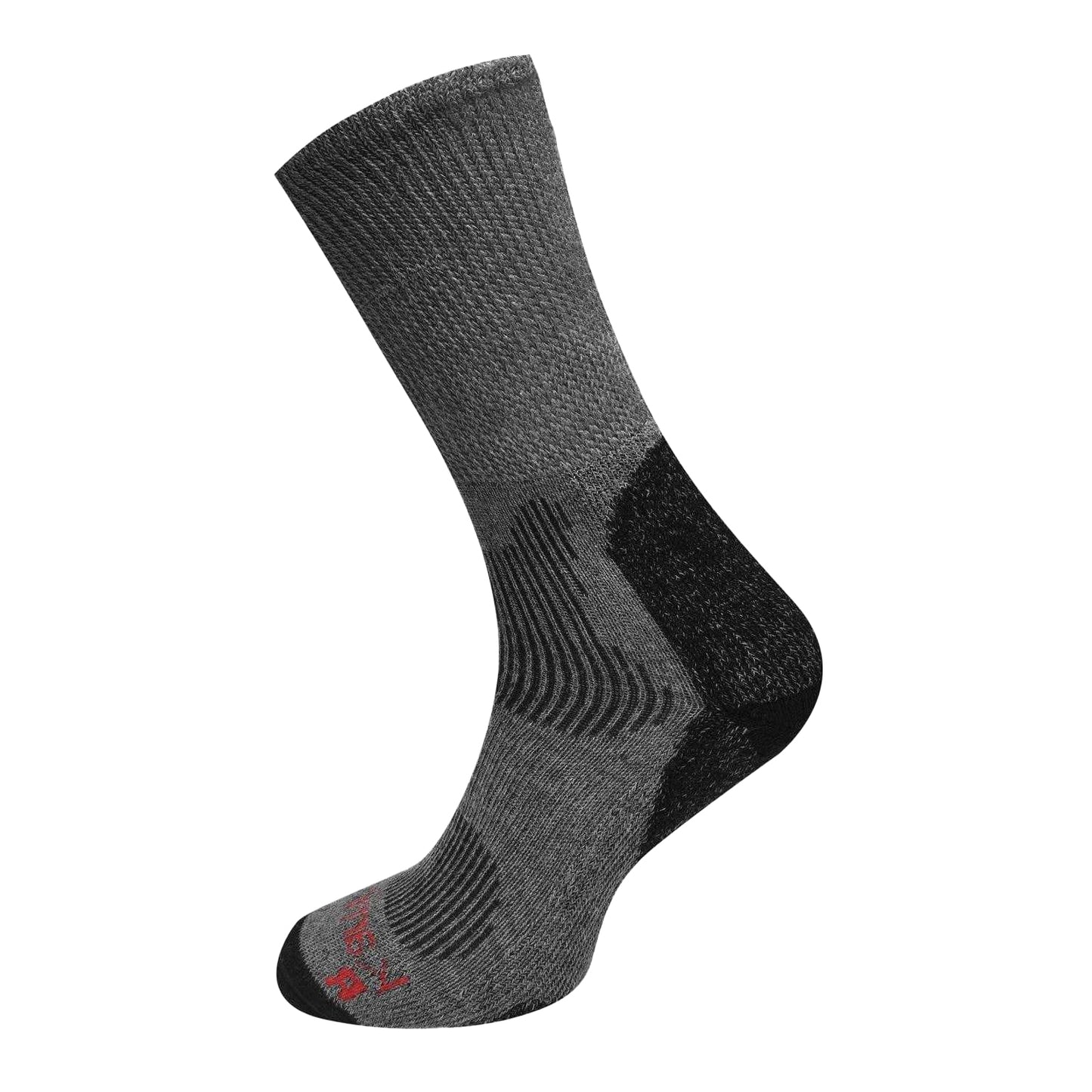 Grey-Black - Back - Karrimor Mens Merino Wool Lightweight Socks
