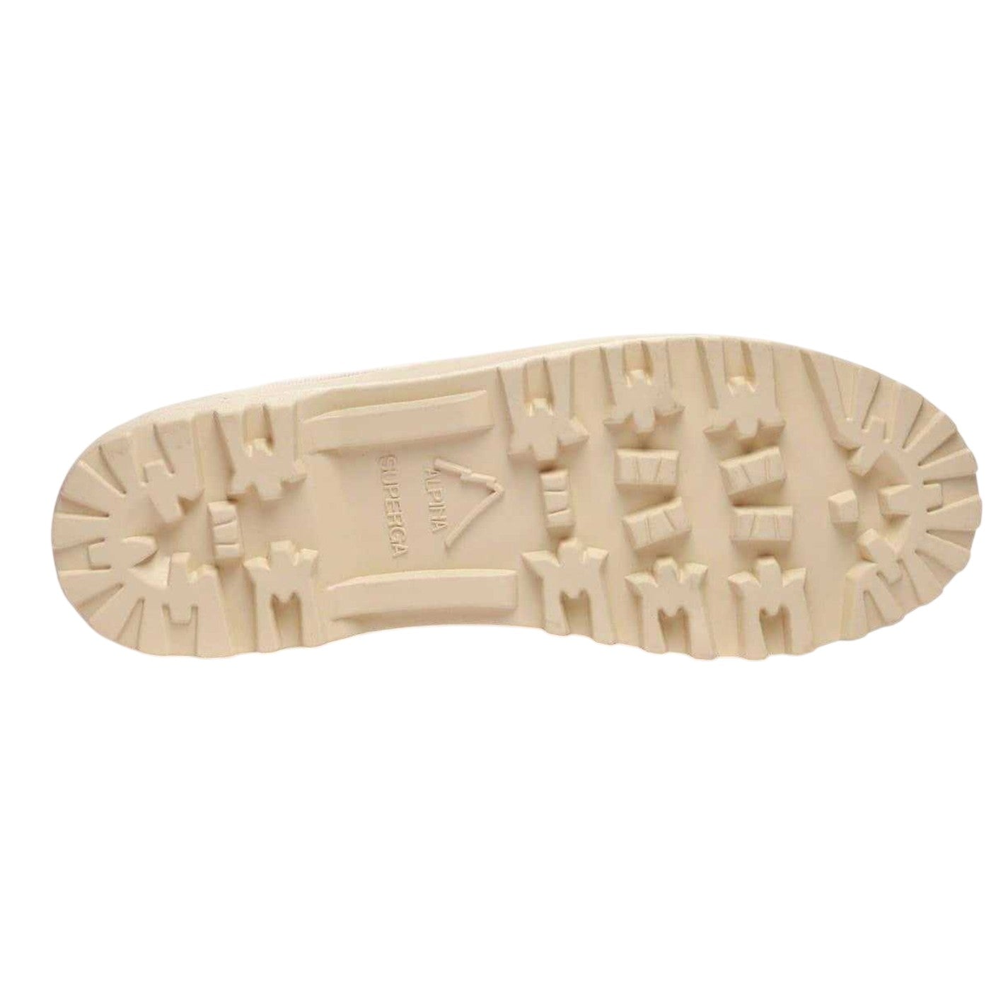 Raw Beige - Side - Superga Womens-Ladies 2341 Alpina Canvas Platform Boots