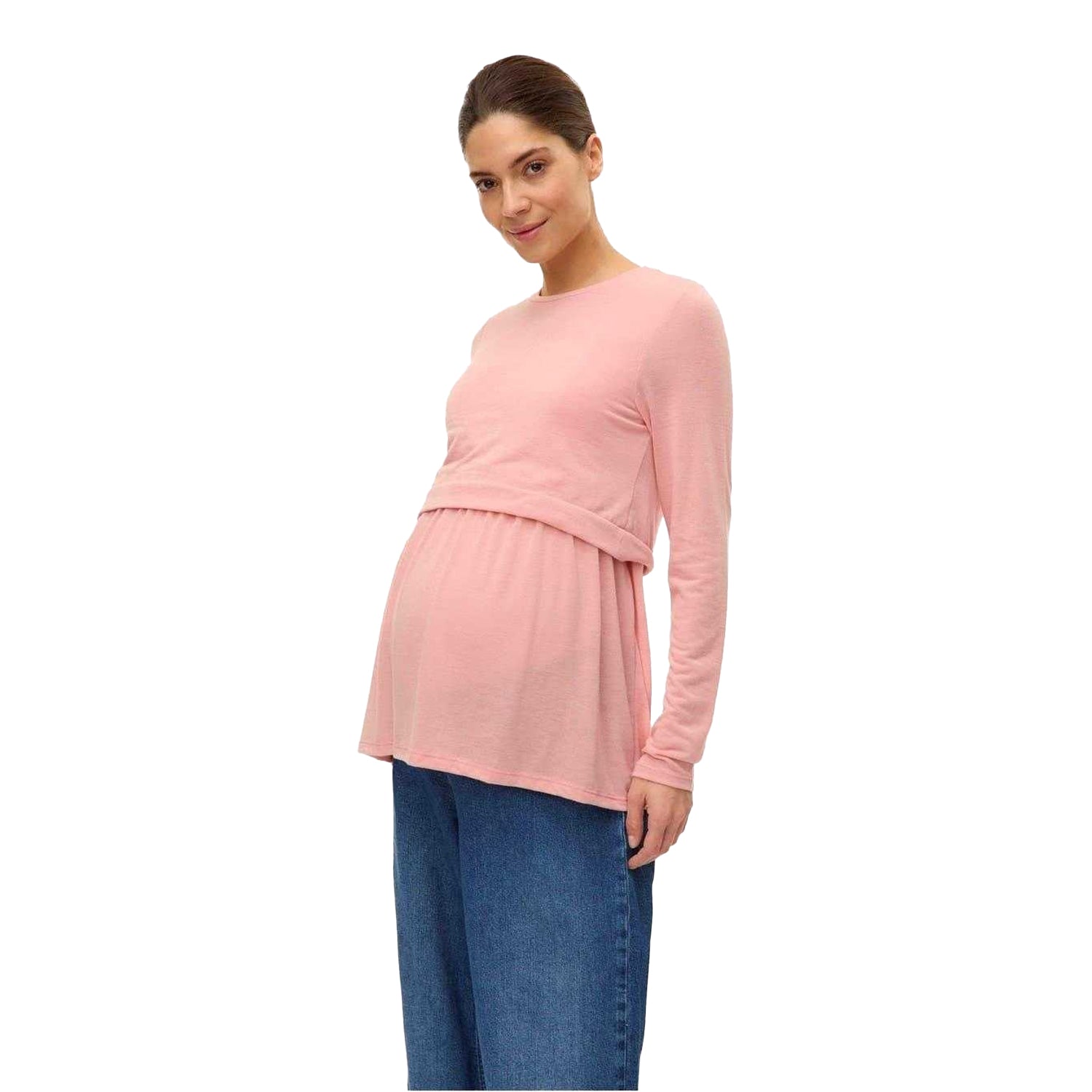 Rosette - Lifestyle - Mamalicious Womens-Ladies Maternity Puff Sleeve Top