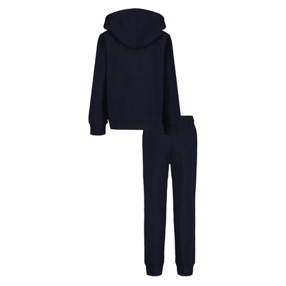 Navy-White - Back - Under Armour Boys Hoodie And Joggers Set