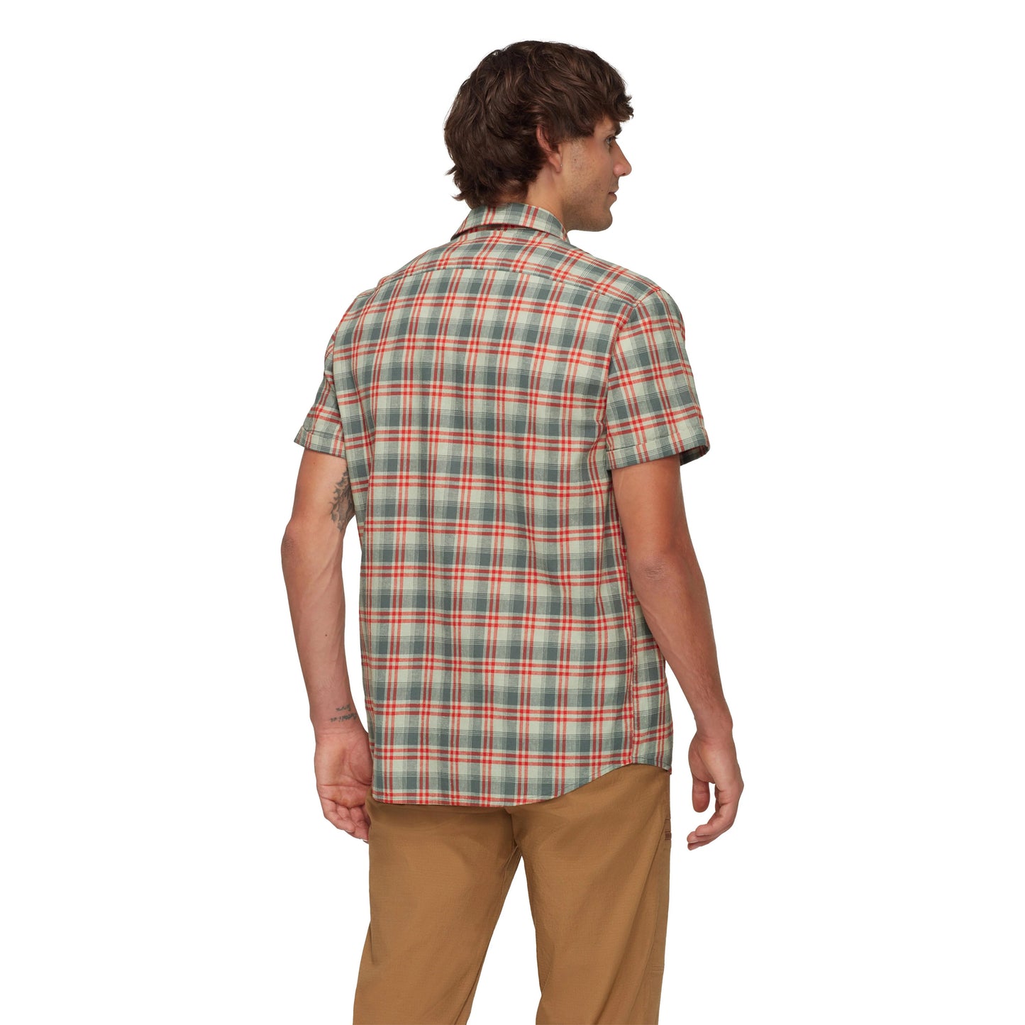 Silver Sage - Back - Mammut Mens Trovat Short-Sleeved Shirt