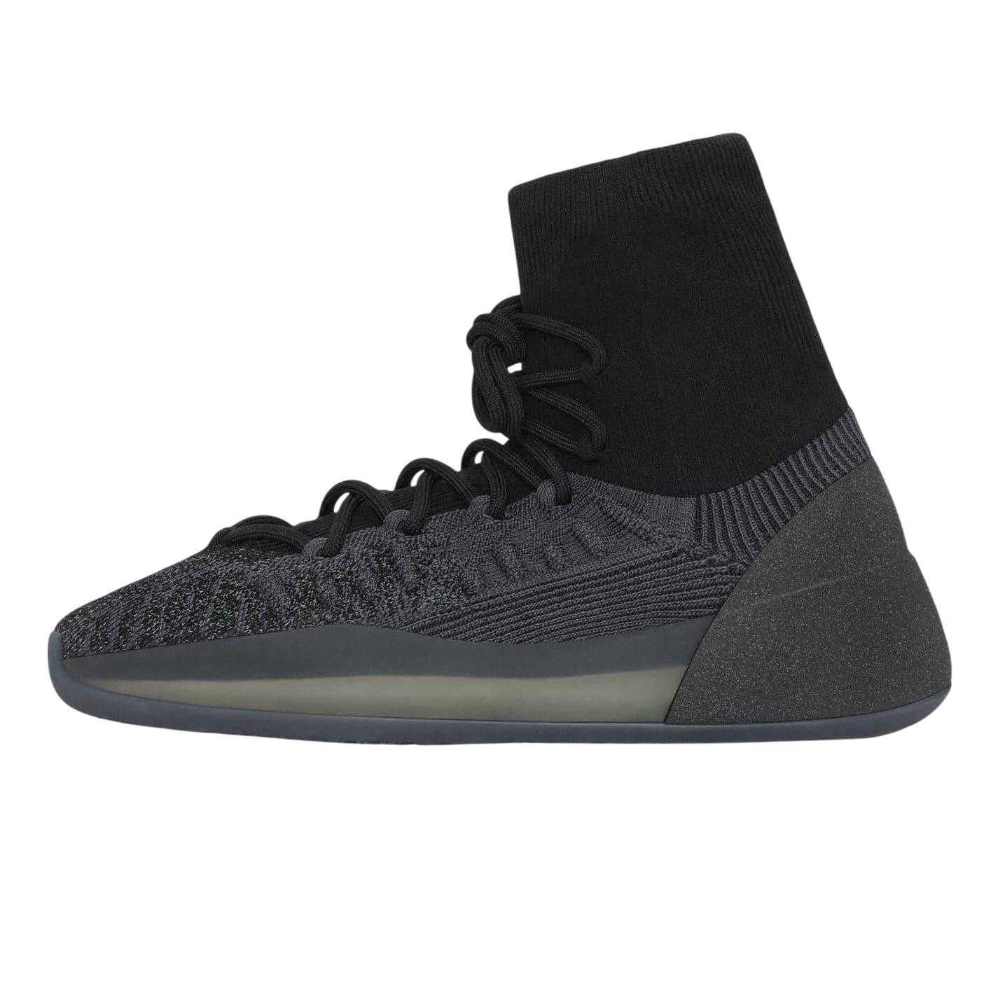 Slate-Onyx - Side - Yeezy Mens Yeezy Knitted High-top High Top Trainers