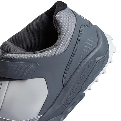 Grey - Side - Endura Mens Mt500 Burner Grip Shoes