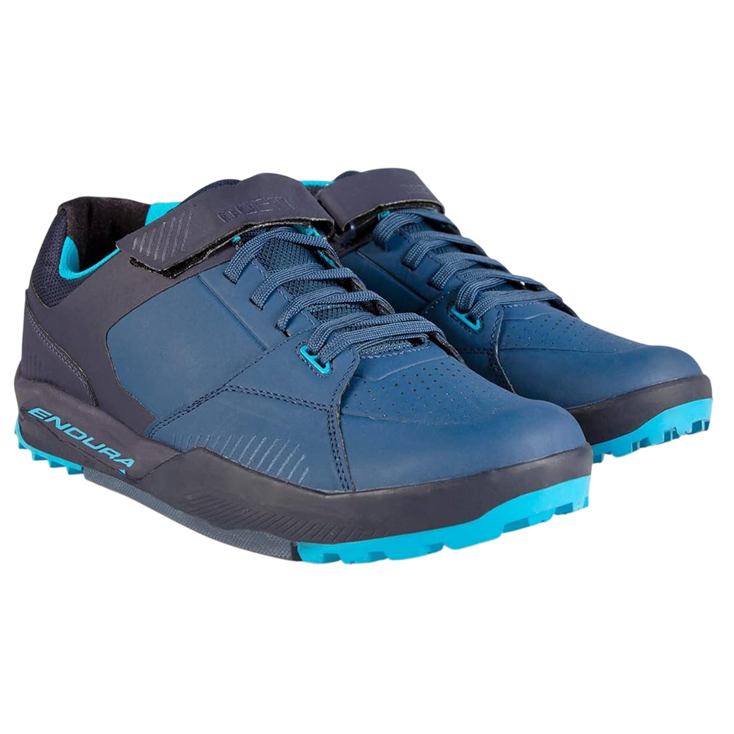 Navy - Front - Endura Mens Mt500 Burner Grip Shoes