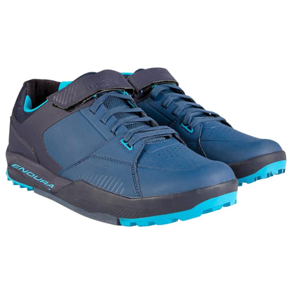 Navy - Front - Endura Mens Mt500 Burner Grip Shoes