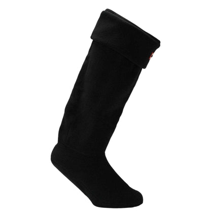 Black - Side - Hunter Womens-Ladies Wellington Boot Socks