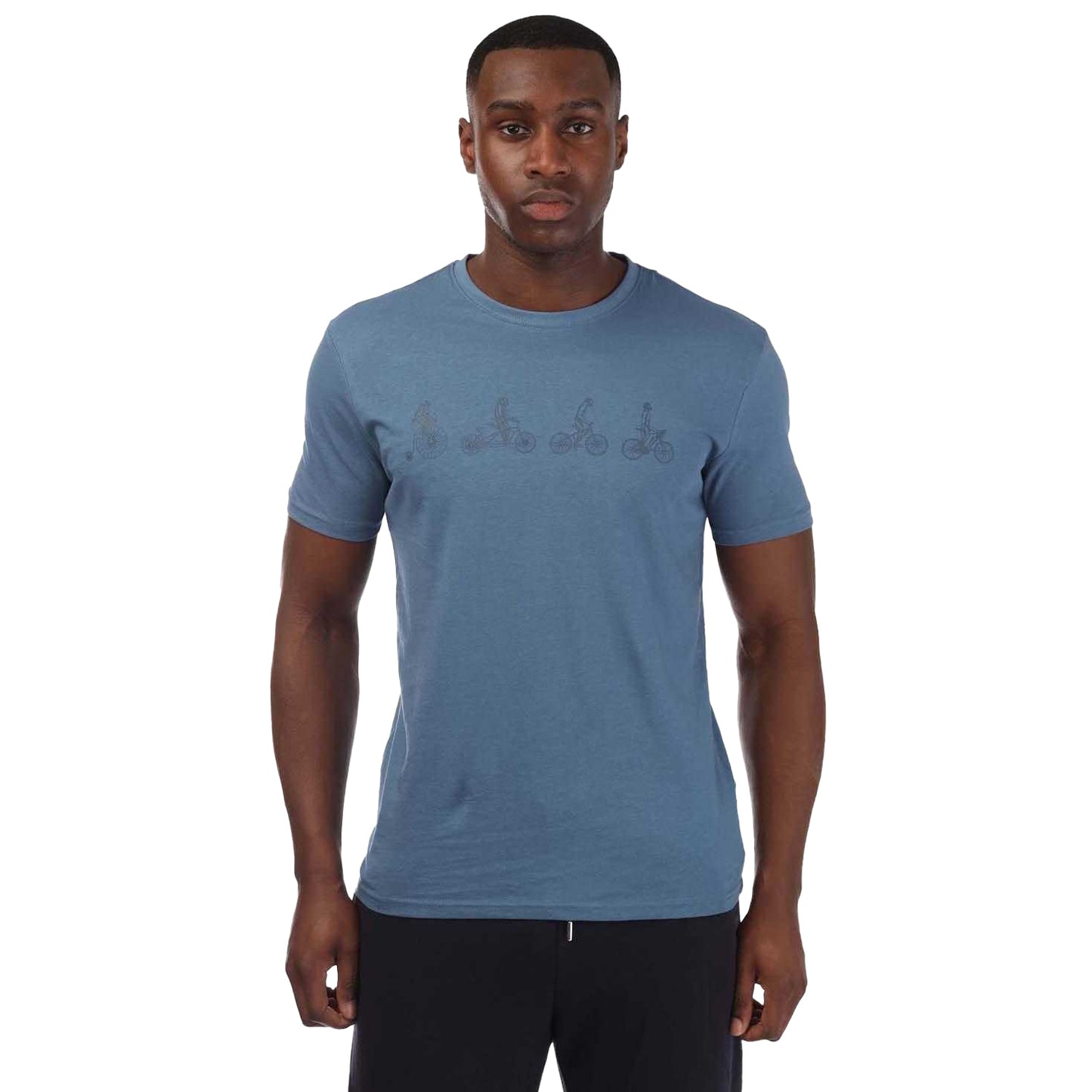 Blue - Front - Dare 2B Mens Relic Graphic Cotton Casual T-Shirt