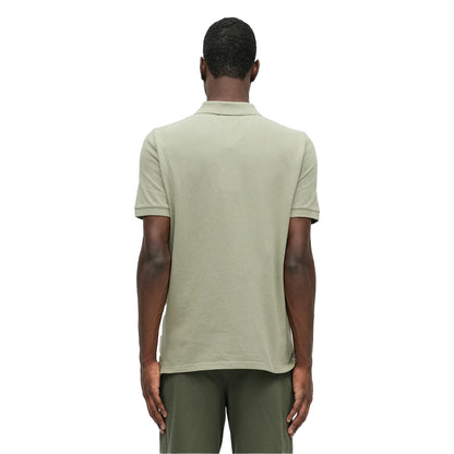 Laurel Green - Back - Maison Kitsuné Mens Fox Short-Sleeved Polo Shirt