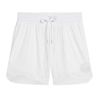 Puma White - Front - Puma Womens-Ladies Jersey Sweat Shorts