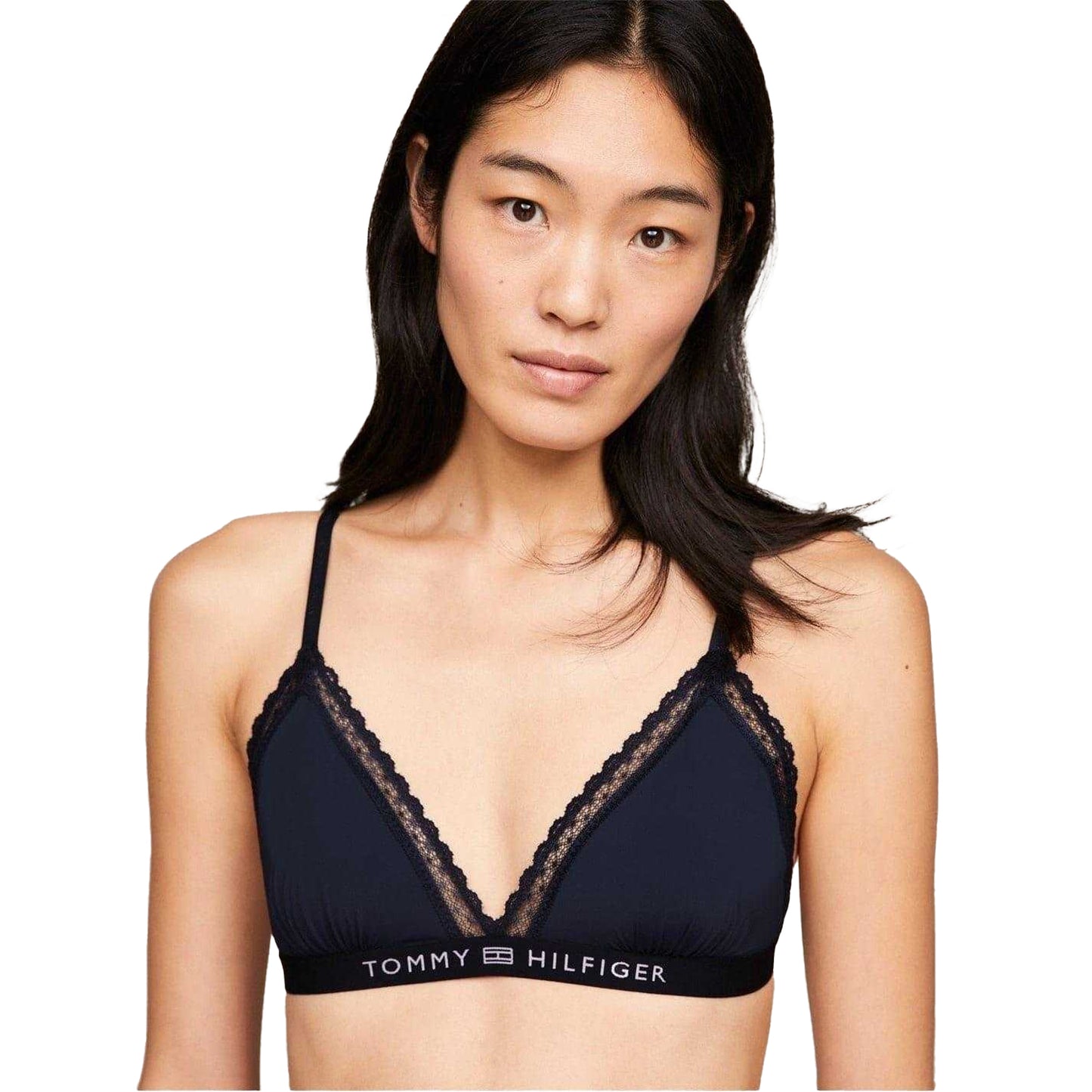 Desert Sky - Side - Tommy Hilfiger Womens-Ladies Lettering Bralette