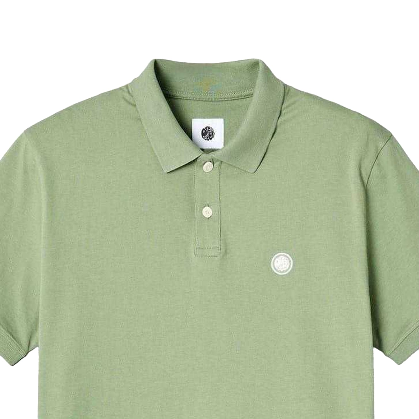 Light Green - Side - Pretty Green Mens Regular Short-Sleeved Polo Shirt