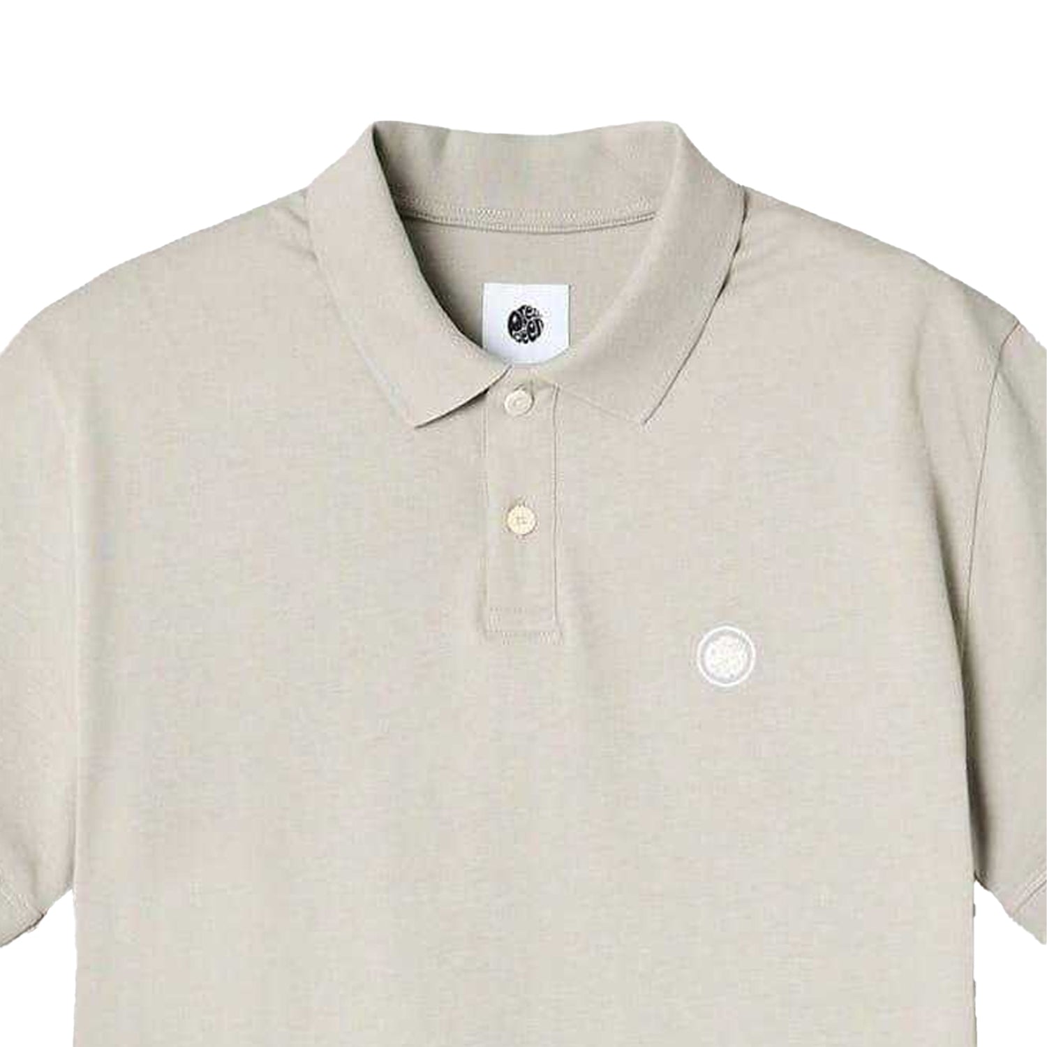 Smoke Grey - Side - Pretty Green Mens Regular Short-Sleeved Polo Shirt