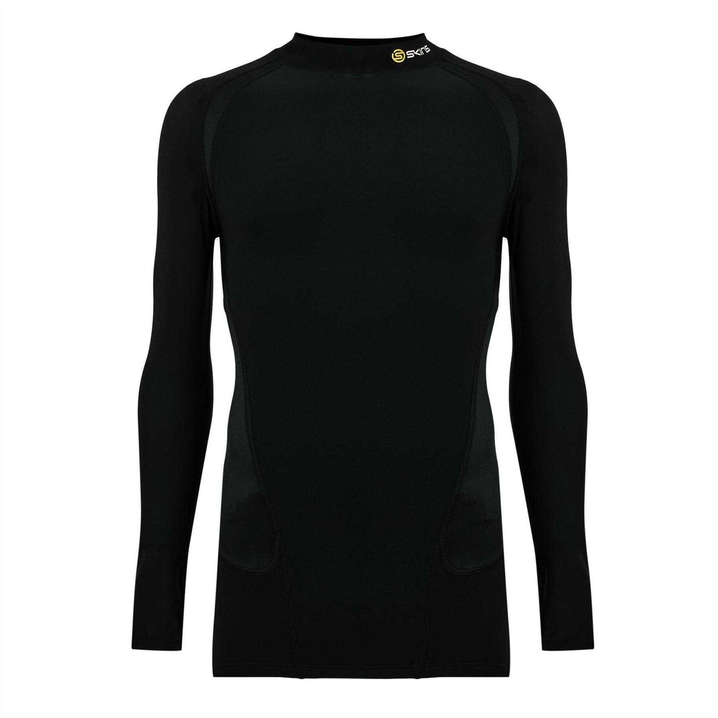 Black - Front - Skins Mens G400 Plain Performance Long-Sleeved Top