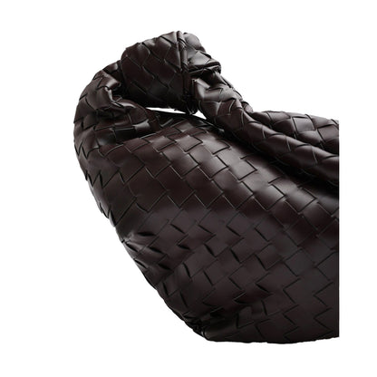 Brown - Side - Where's That From Womens-Ladies Knotted Shoulder Bag
