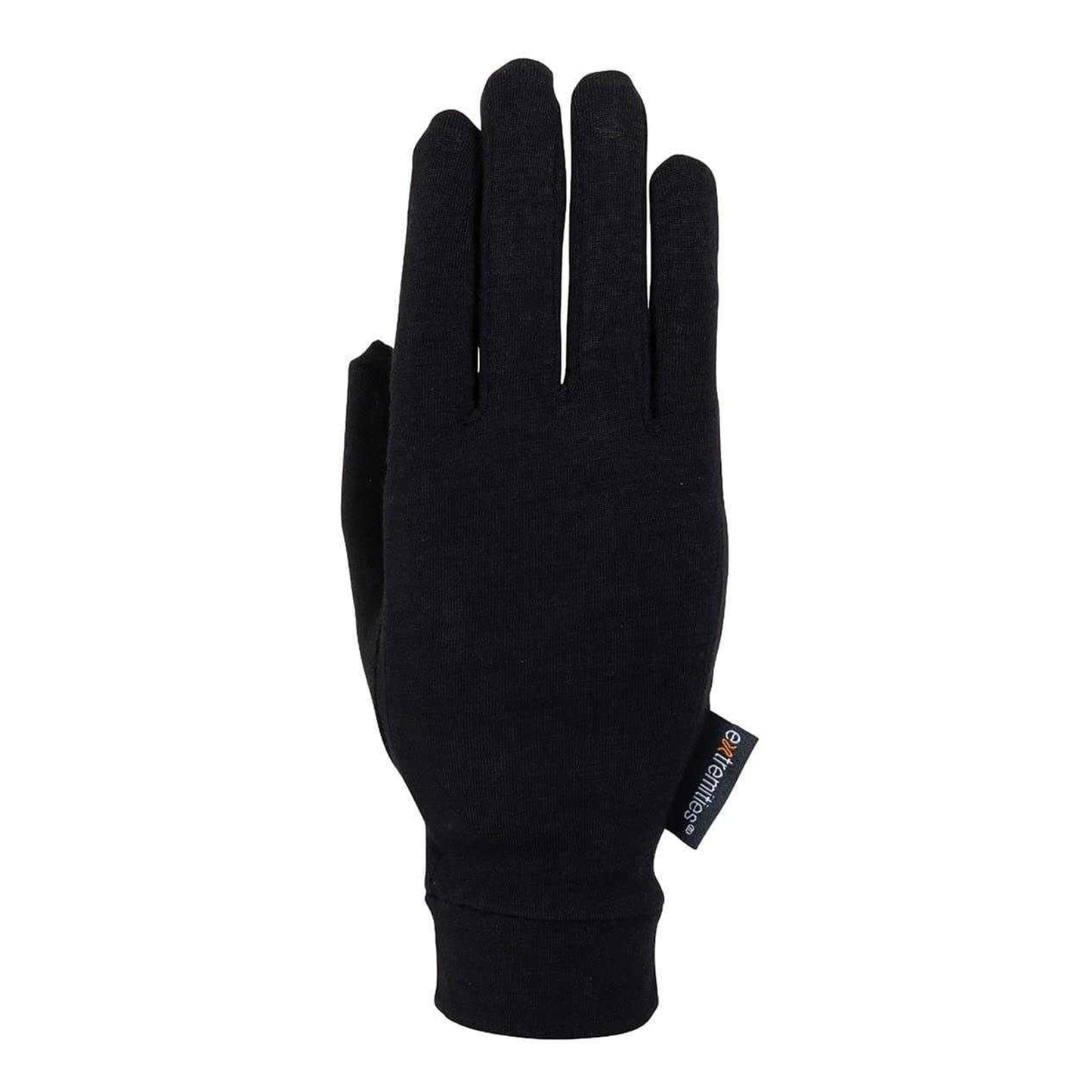Black - Front - Extremities Touch Screen Merino Wool Gloves