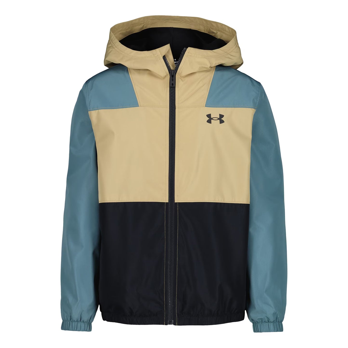 Jasper - Front - Under Armour Childrens-Kids Colour Block Windbreaker