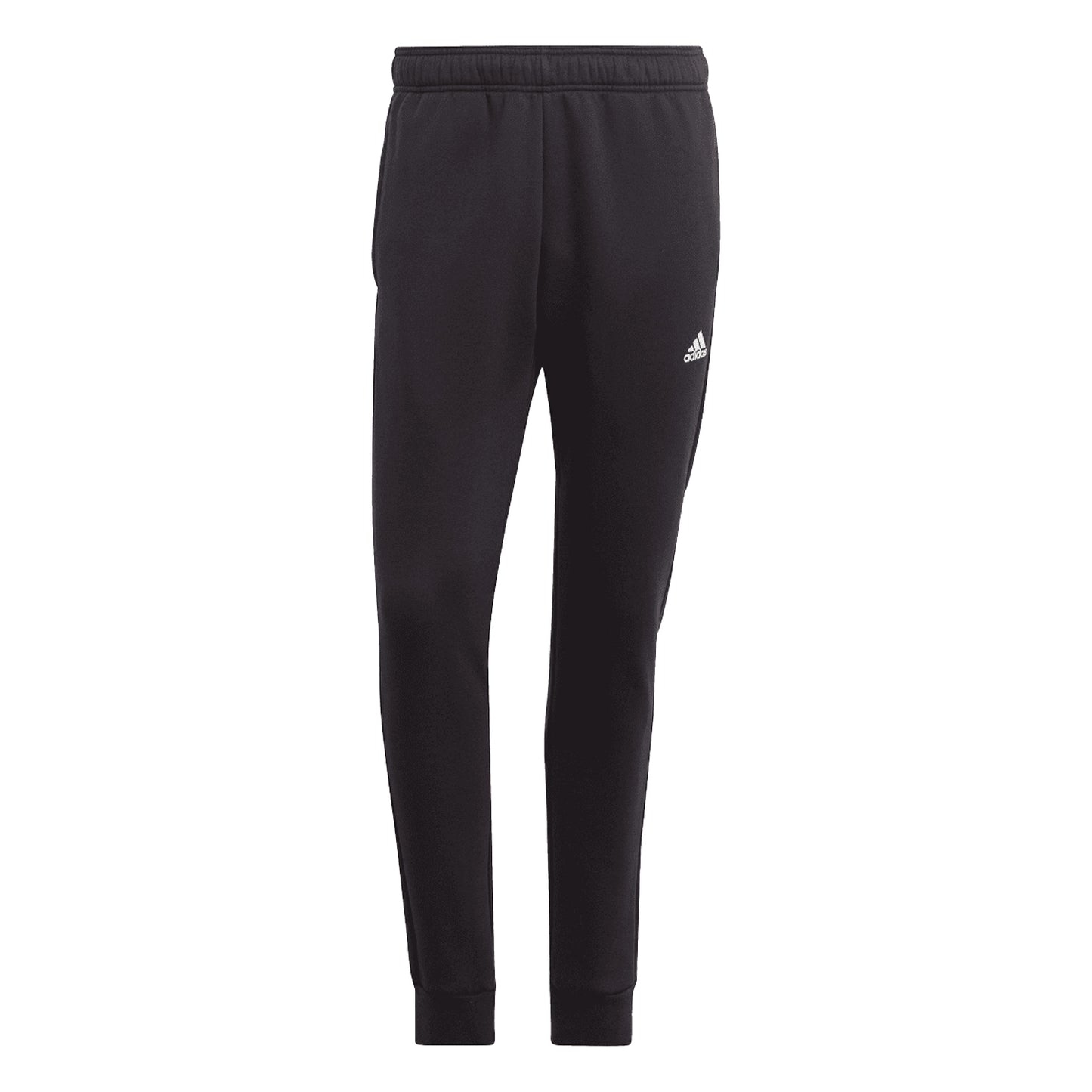 Black - Back - Adidas Mens Fleece Hooded Tracksuit