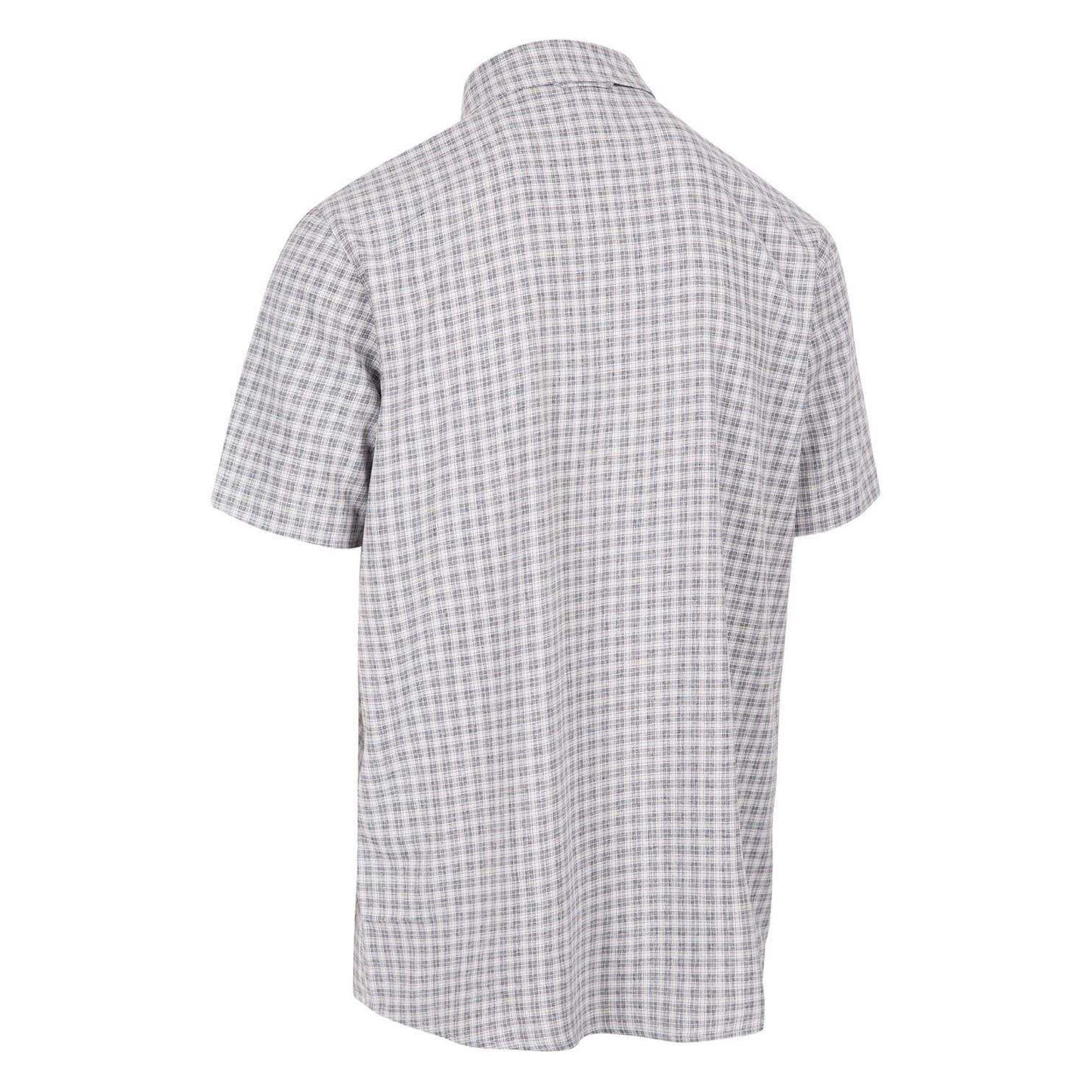 White - Back - Trespass Mens Gilcrux Short-Sleeved Shirt